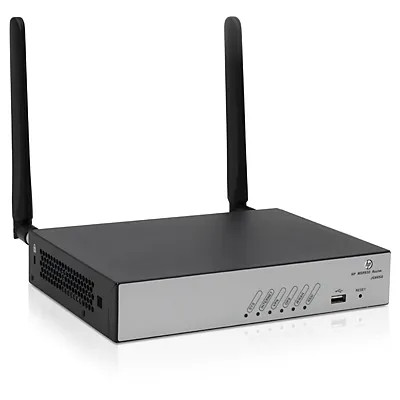 JG665A - HPE MSR930 Wireless Router 4x 1000Base-T LAN 1x RJ-45 WAN 802.11b/g/n 2.4GHz 6.75MB/s 4-Port Gigabit Router