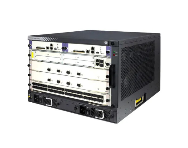 JG362-61001 - HP FlexNetwork HSR6804 2 x SAP Slots + 4 x HIM Slots + 8 x MIM Slots 5U Rack-mountable Router Chassis