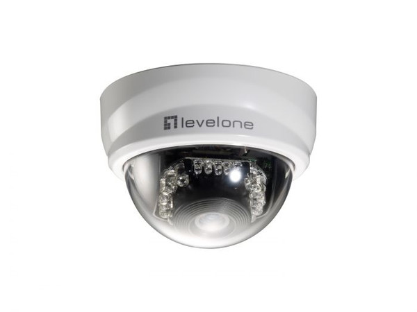 FCS-3101 - LevelOne Fixed Dome Network Camera 2 Megapixel 802.3af PoE Day/Night