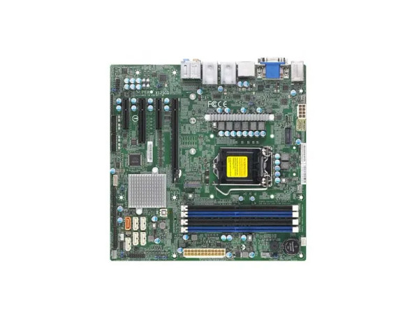 X12SCQ - SuperMicro LGA1200 Socket Micro-ATX Motherboard Intel Q470E Chipset DDR4 4x DIMM Supports Core i9/i7/i5/i3/Pentium/Celeron