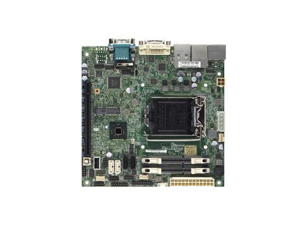 X10SLV-Q - SuperMicro Socket LGA1150 Intel Q87 Express Chipset Mini-ITX System Board Motherboard Supports Core i3/i5/i7 Series DDR3 2x DIMM