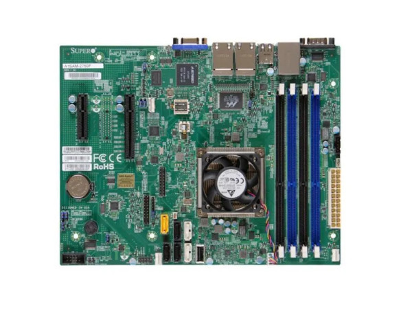 MBD-A1SAM-2750F-O - SuperMicro Atom C2550 Chipset Micro-ATX Motherboard, DDR3 4x DIMM