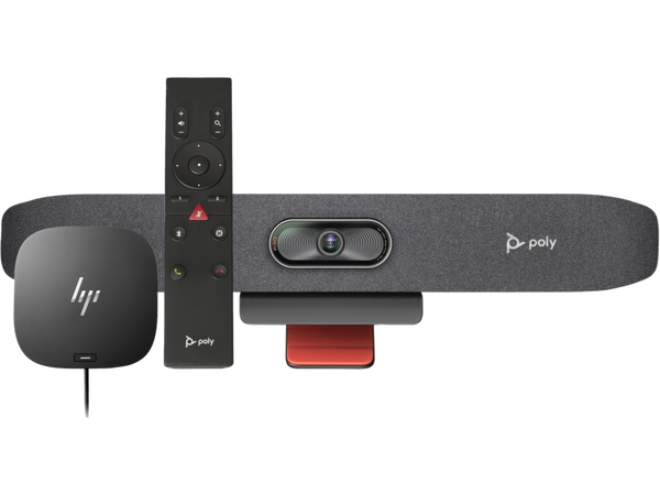 9U3T1AA - HP Poly Studio R30 Plus Audio Video Soundbar with USB-C Dock G5