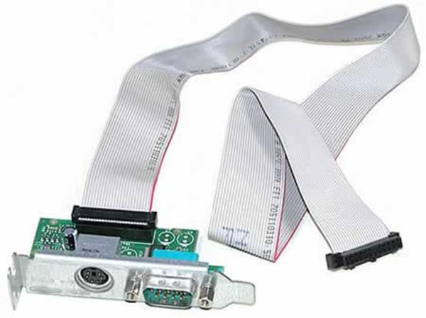 0Y9001 - Dell Serial Port PS/2 I/O Add In Card with Cable for OptiPlex GX520 / GX620 SFF