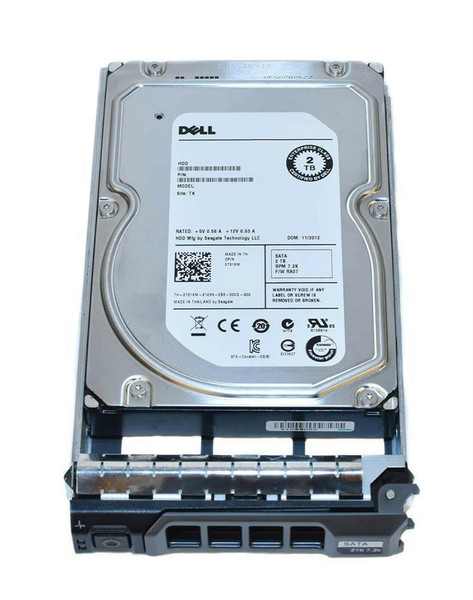 F0R0P - Dell 2TB 7200RPM SATA 6Gb/s Hot-Swappable 2.5-Inch Hard Drive with Tray for PowerEdge Server