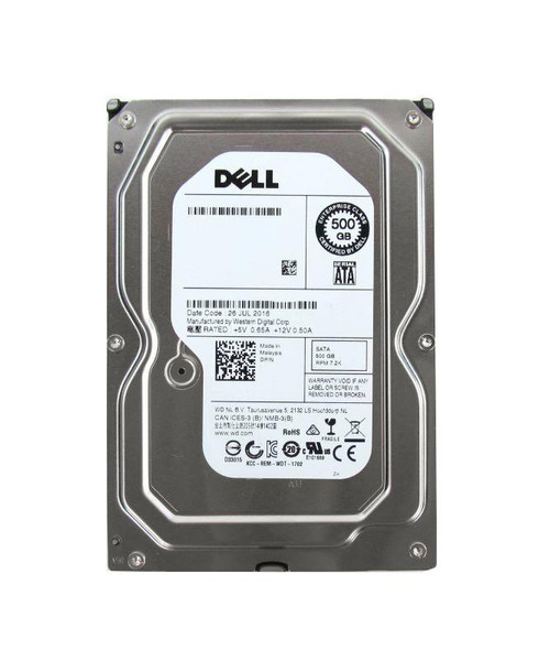 0KC8XG - Dell 500GB 7200RPM SATA 6Gb/s 16MB Cache 3.5-Inch Hard Drive