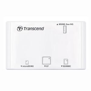 TS-RDP8W - Transcend All-in-1 Multi Card Reader CompactFlash Type I CompactFlash Type II Microdrive Secure Digital SD Card miniSD Card
