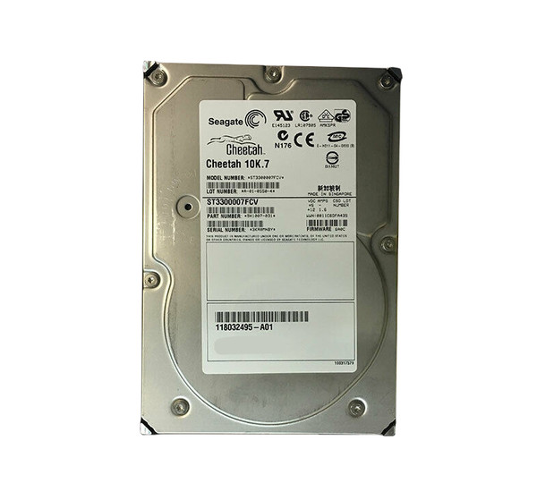 9X1007-031 - Seagate 300GB 10000RPM Fibre Channel 2Gb/s 16MB Cache 3.5-Inch Hard Drive Storage
