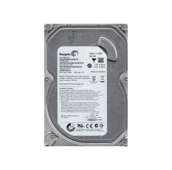 9GW132-505 - Seagate 500GB SATA 3Gb/s 5900RPM 8MB Cache 3.5-Inch Hard Drive Pipeline HD.2 Series CE