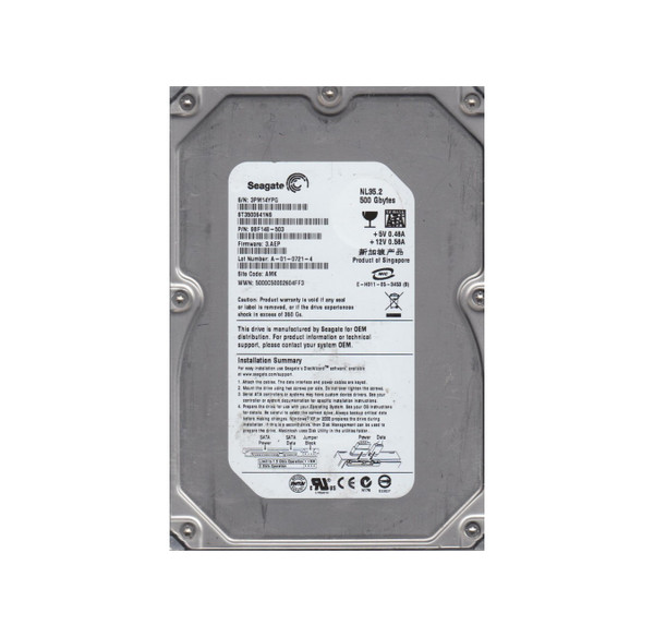 9BF148-503 - Seagate NL35.2 Series 500GB 7200RPM SATA 3Gb/s 16MB Cache CE 3.5-Inch Hard Drive