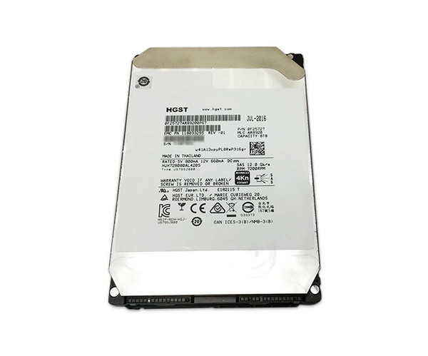0F25727 - Western Digital 8TB 7200RPM SAS 12Gb/s 128MB Cache 4Kn 3.5-Inch Hard Drive