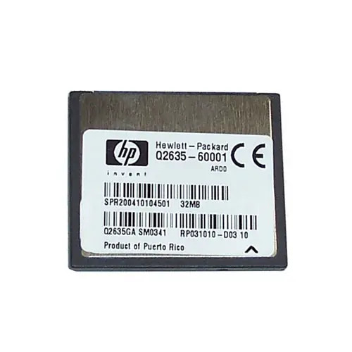 Q2635GA - HP 32MB CompactFlash CF Memory Card for LaserJet 9050 Printer