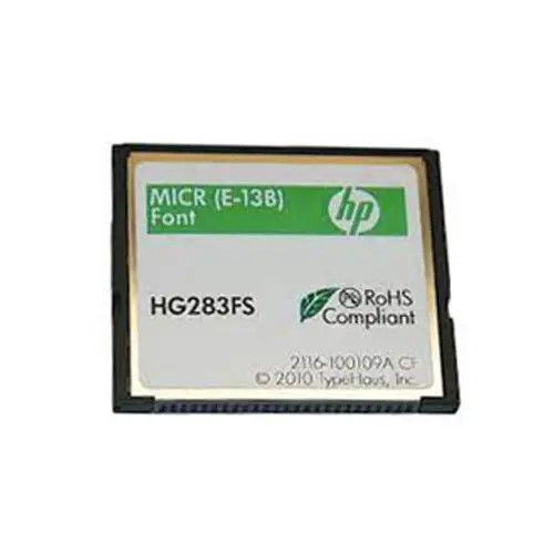 HG283FS - HP MICR Font CompactFlash CF Memory Card for LaserJet J2420/4250/4350/4650 Printer