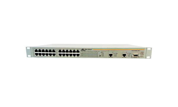 AT-8026T - Allied Telesis 24-Port 100Base-TX + 2-Port GE Rack-Mountable Layer 3 Managed Fast Ethernet Network Switch