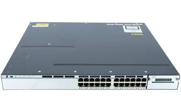 WS-C3750X-24P-E - Cisco Catalyst 24x PoE + 10G Ports Layer3 Rack Gigabit Switch