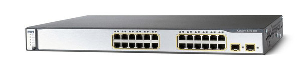 WS-C3750V2-24TS-S= - Cisco Catalyst Switch 3750V2-24Ts Layer 3 24 X 10/100 Ethernet Ports 2 SFP Ip Base Managed Stackable