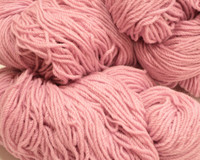 Aran Wool Knitting Hanks - Dusty Pink
