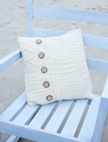 Aran-Knit Cushion Cover