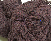 Aran Wool Knitting Hanks - Bilberry