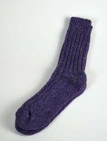 Wool Socks - Heather Purple