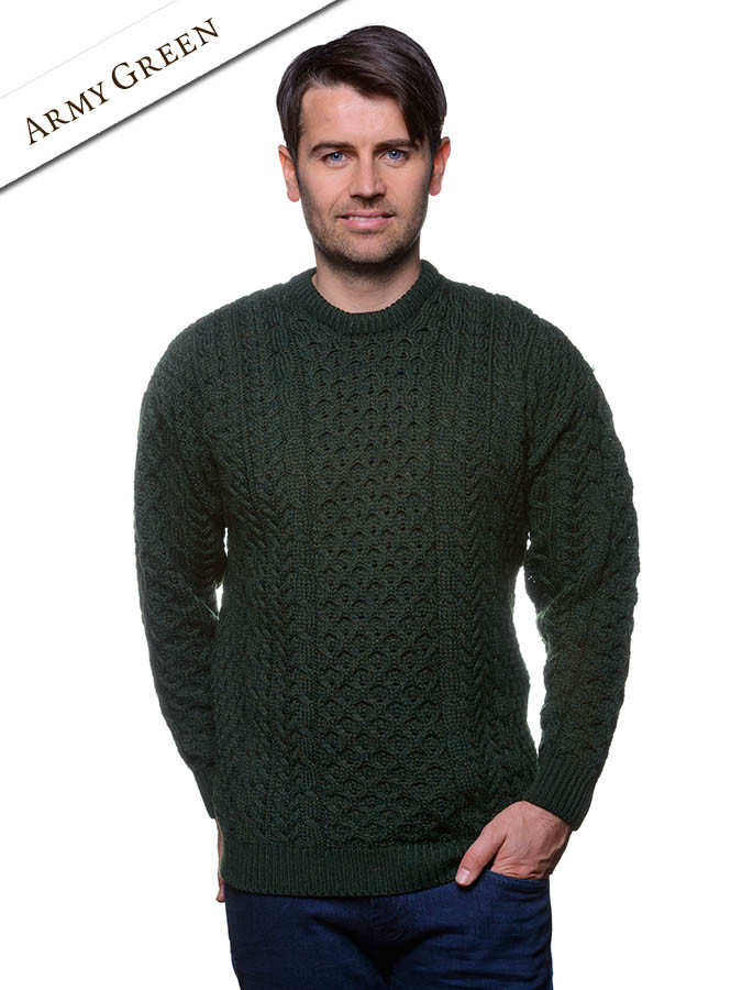 Aran Sweater, Irish wool sweaters, Mens | Clanarans