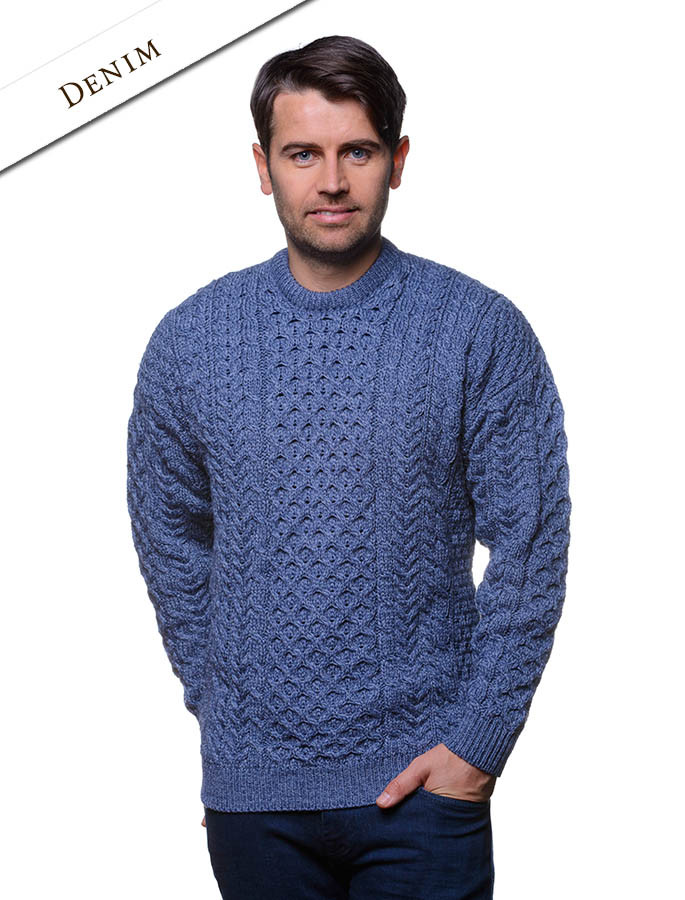 Aran Sweater, Irish wool sweaters, Mens | Clanarans