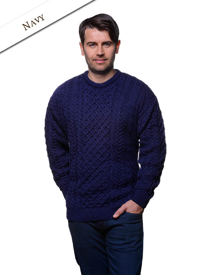 Aran Sweater, Irish wool sweaters, Mens | Clanarans