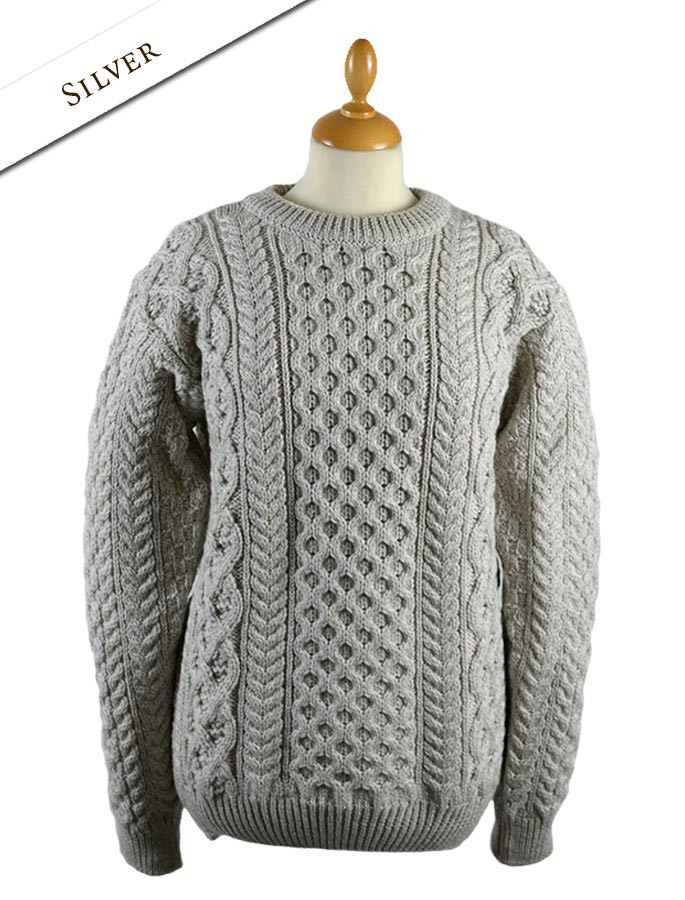 Womens Oversized Luxury Aran Sweater