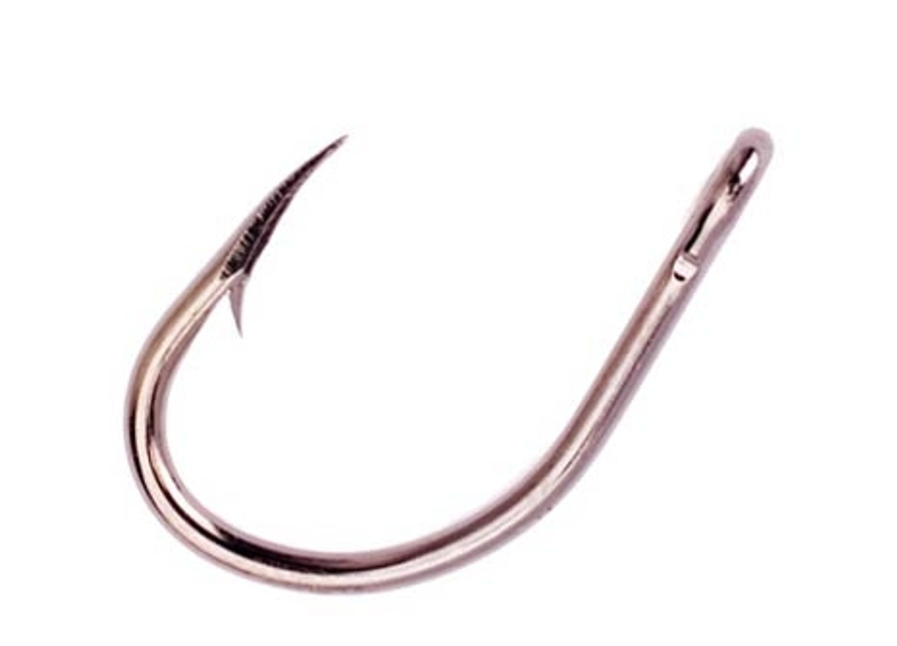 Eagle Claw Eagle Claw L800C2 Lazer Sharp Inline Circle Striped Bass 36  Snelled Hooks 5pk