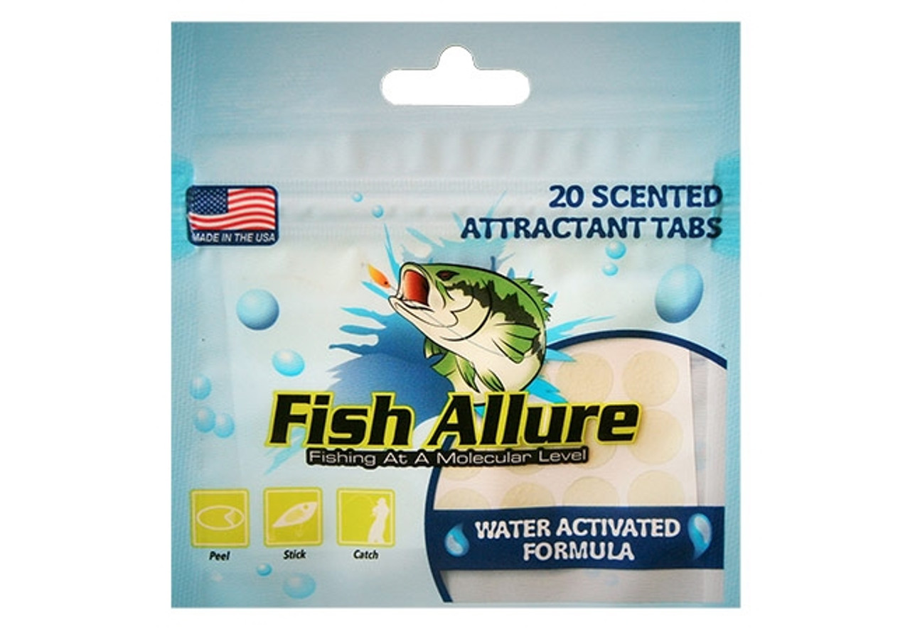 Fish Allure Scented Attractant Tabs, Fish Scents