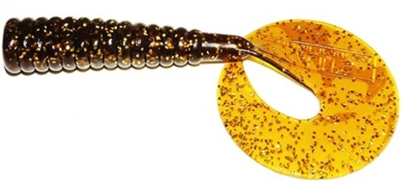 Kalin's Octogambo 8 Grub - Gold/Gold Flake