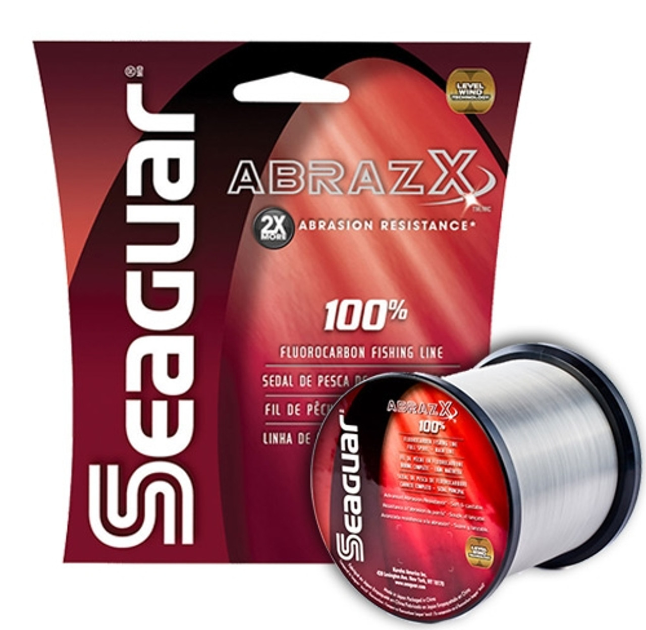 Seaguar Abrazx 100% Fluorocarbon - 1000yd Spool