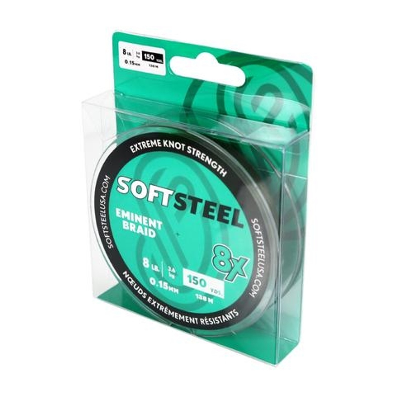 Soft Steel 8X Eminent Braided Line - 150yd Spool