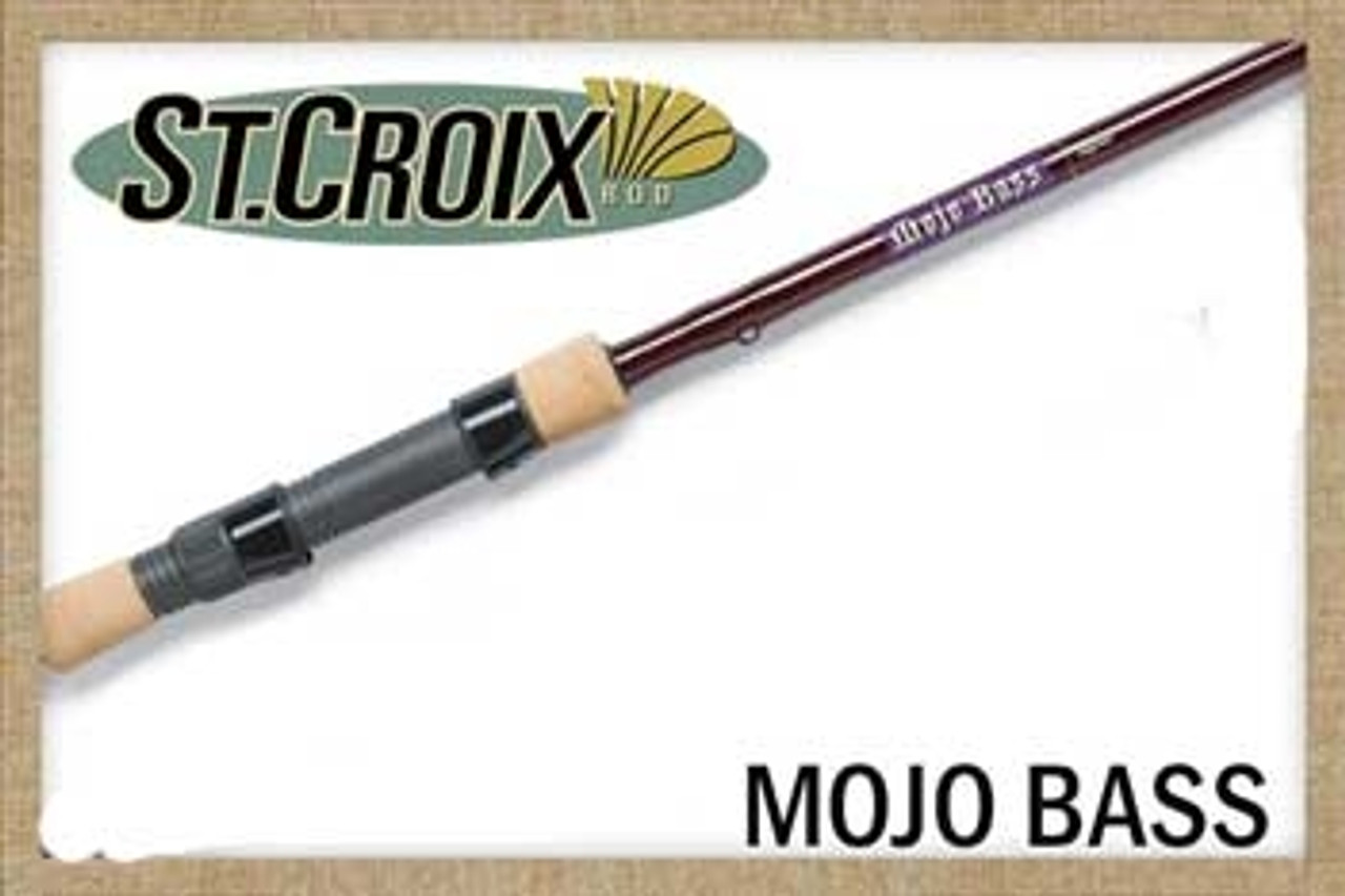 St. Croix Mojo Bass Spinning Rod 6'8? Medium/Extra Fast MJS68MXF