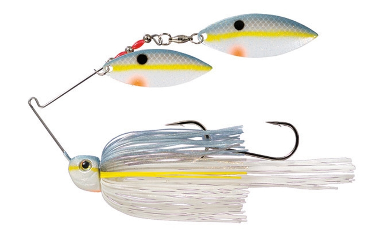 Strike King Bottom Dweller Spinnerbait Chartreuse/White