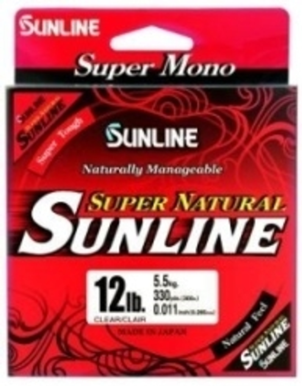 sunline super natural monofilament fishing line