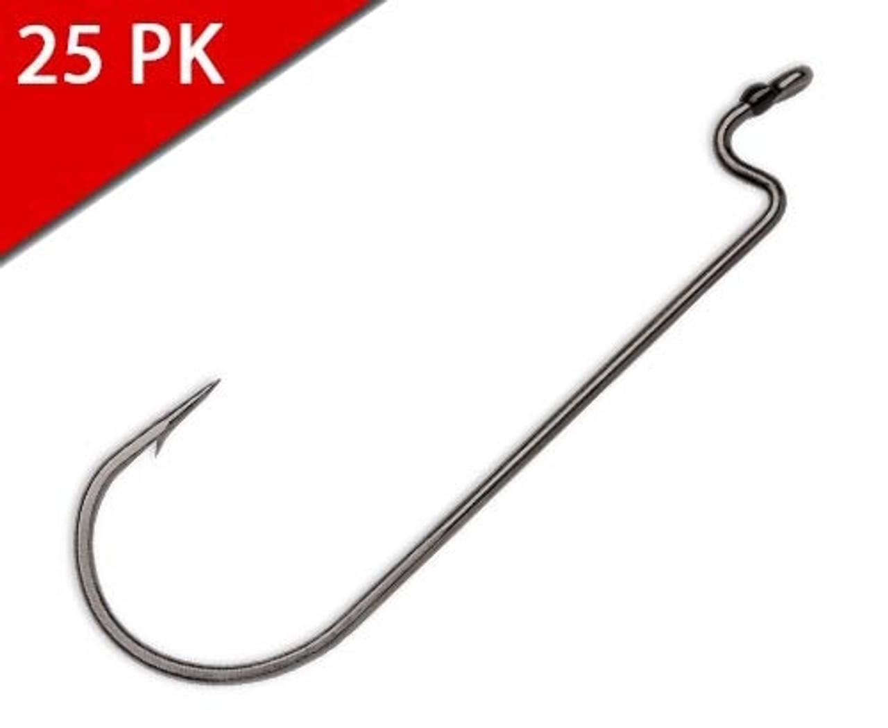 VMC Ike Approved Worm Hooks 25pk