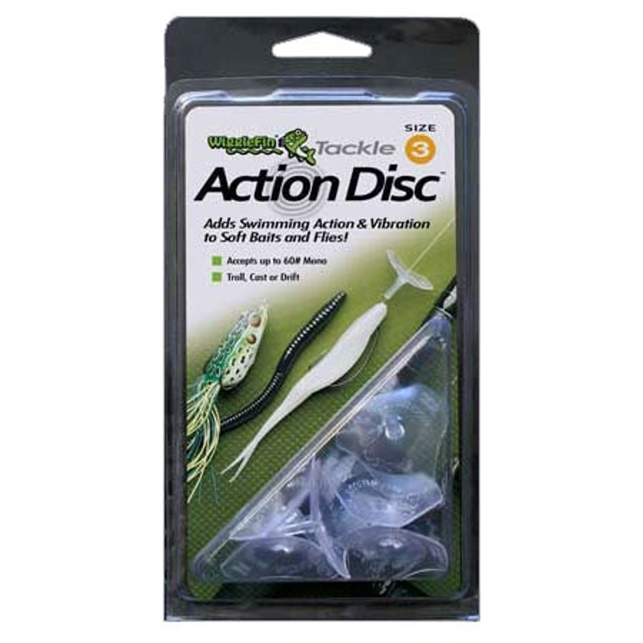 Wiggle Fin Action Disc, Lure Enhancement