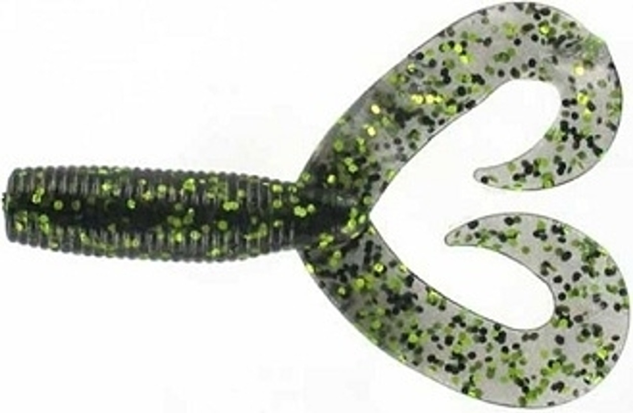  Yamamoto 5' Double Tail Hula Grub - Realistic Easy-to-Use Soft Plastic  Fishing Lure Bait with Free-Flowing Skirt - 10 Pack, Watermrlon with Large  Black Flake : Fishing Soft Plastic Lures 