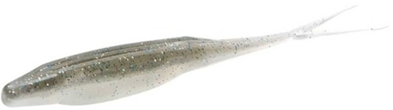 Zoom Super Fluke, Arkansas Shiner, 5 1/4, 10Pk, Plastic Twitch Baits