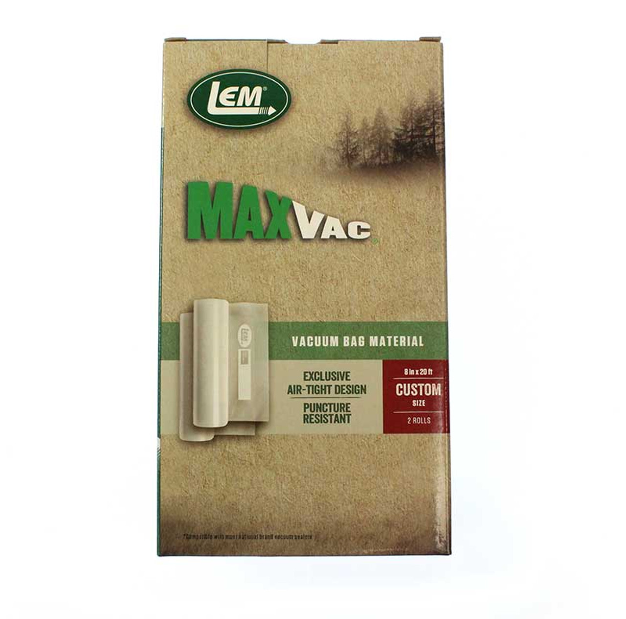 LEM MAXVAC 2 ROLLS - 11 x 16' VACUUM SEALER BAGS - Northwoods