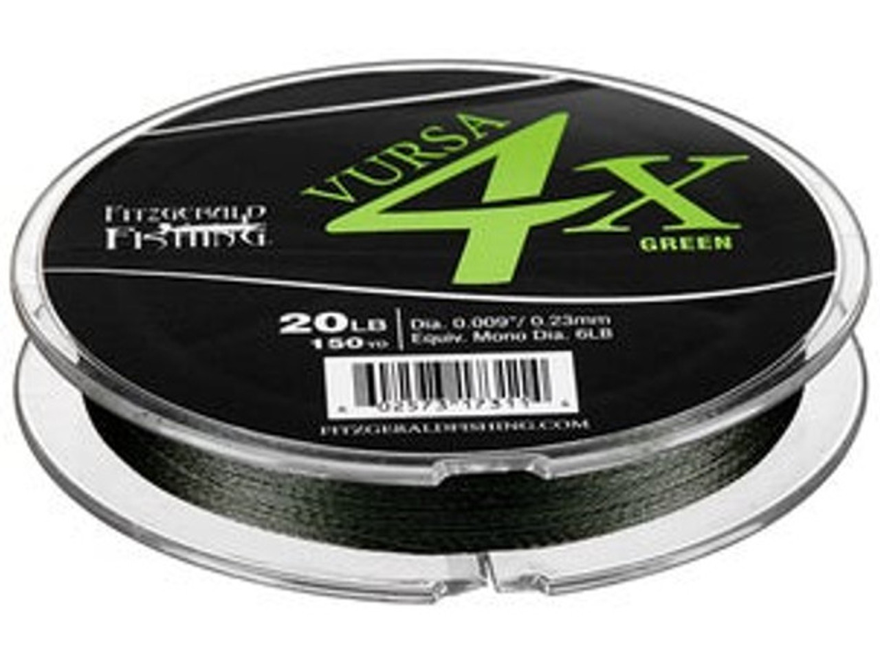 Fitzgerald Fishing Vursa 4X Braided Line, Braided Fishing Line