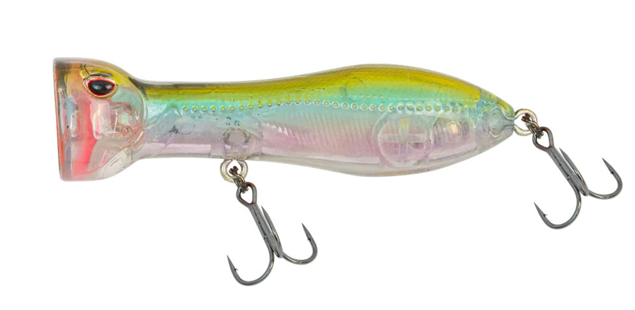 Nomad Design Chug Norris Popper - Offshore Saltwater Fishing Lure with  Hydrodynamic Design, BKK Diablo 5X Singles 3/0 Hooks, 120g 4.75, White  Glow, Topwater Lures -  Canada