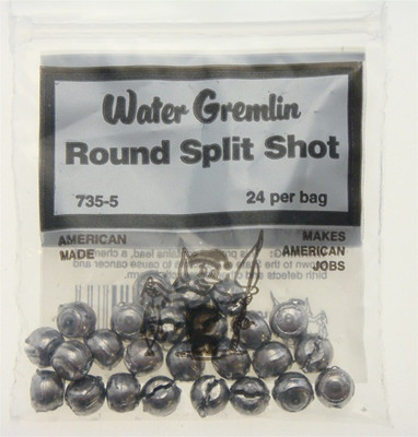 Water Gremlin Split Shot Round Sinker