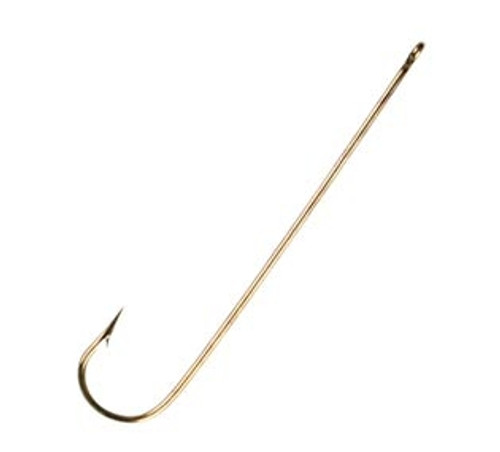 Eagle Claw 121H-1/0 Aberdeen Snell Fish with a Gold Hook, Size 1/0 