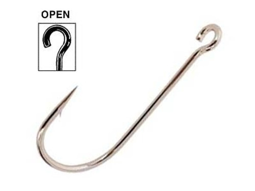 Gamakatsu Shiner Hooks, Upturned Eye - 1/0 Black