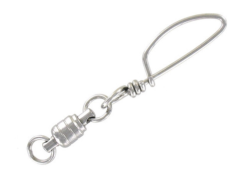 Pitbull Tackle Stainless Steel Ball Bearing Swivel w/ Two Welded Rings & Tournament Snap