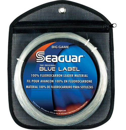 Seaguar Blue Label 100% Fluorocarbon Leader Material 25yd 
