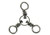 Pitbull Tackle Brass 3-Way Swivel