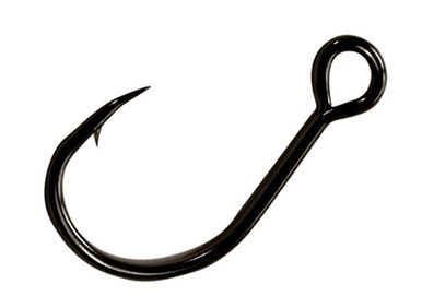 Owner American Single Replacement Hook 1X Sz2/0 Black Chrome 3-Pack